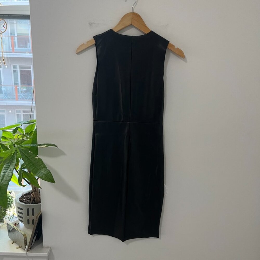 Commando Faux Leather Black Sheath Shapewear Dress Size XS - Picture 6 of 6